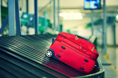 Bagagem na esteira do aeroporto. Foto: Shutterstock